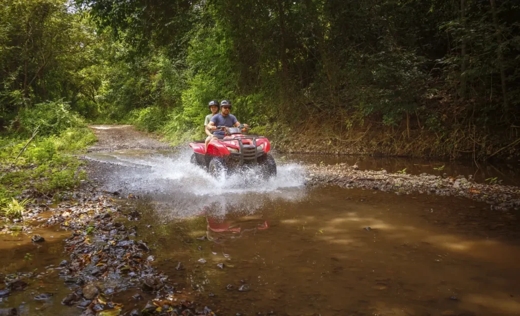 crossing.jpg Crossing a river during an exciting ATV Tamarindo adventure
